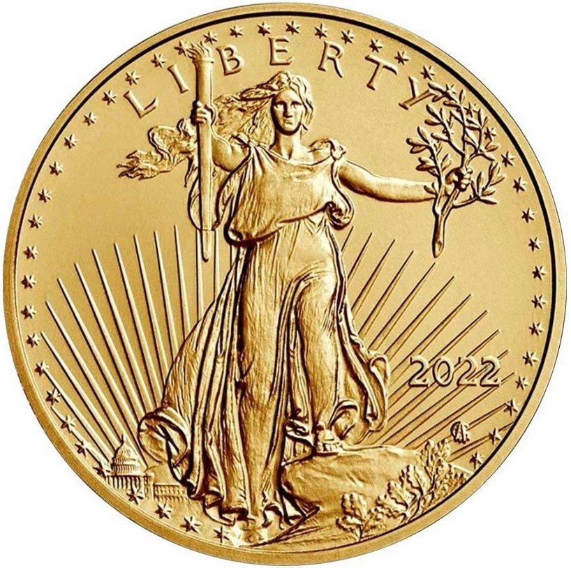 American Eagle 1/10 oz Gold Coin 2022