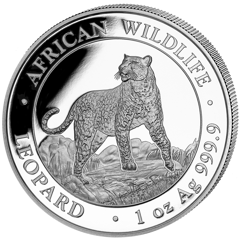 Somalia Leopard 1oz Silver Coin 2022 margin scheme