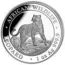 Somalia Leopard 1oz Silver Coin 2022 margin scheme