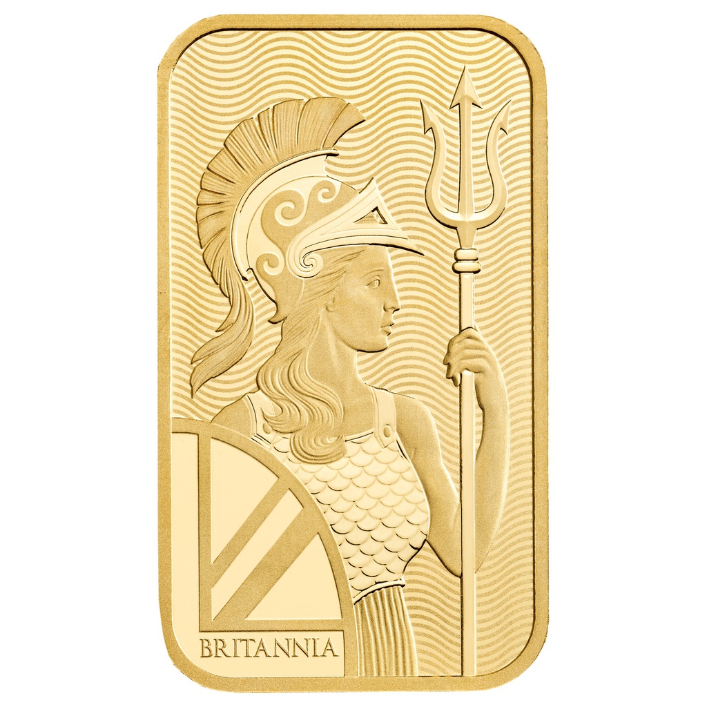 1oz Gold Bar The Royal Mint - Britannia