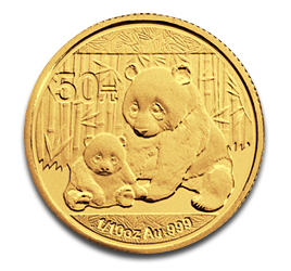 China Panda 1/10oz Gold Coin 2012
