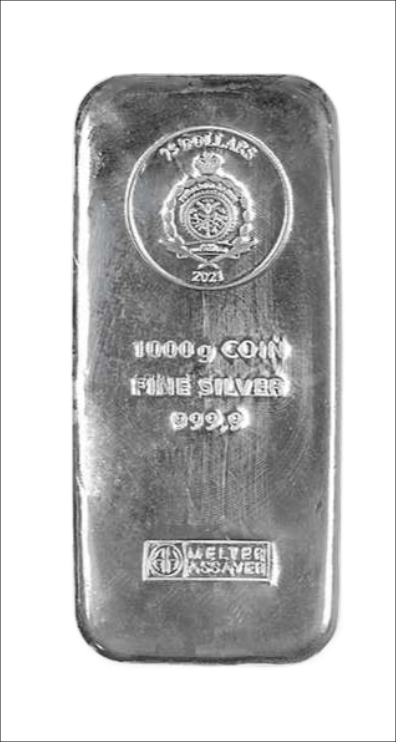 1kg Silver Coin Bar Niue Argor Heraeus | margin scheme
