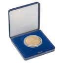 Coin Case with blue inlay for Coins up to 40 mm outer diameter