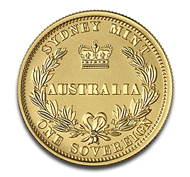 Australian Sovereign 25 AUD Gold Coin 2005