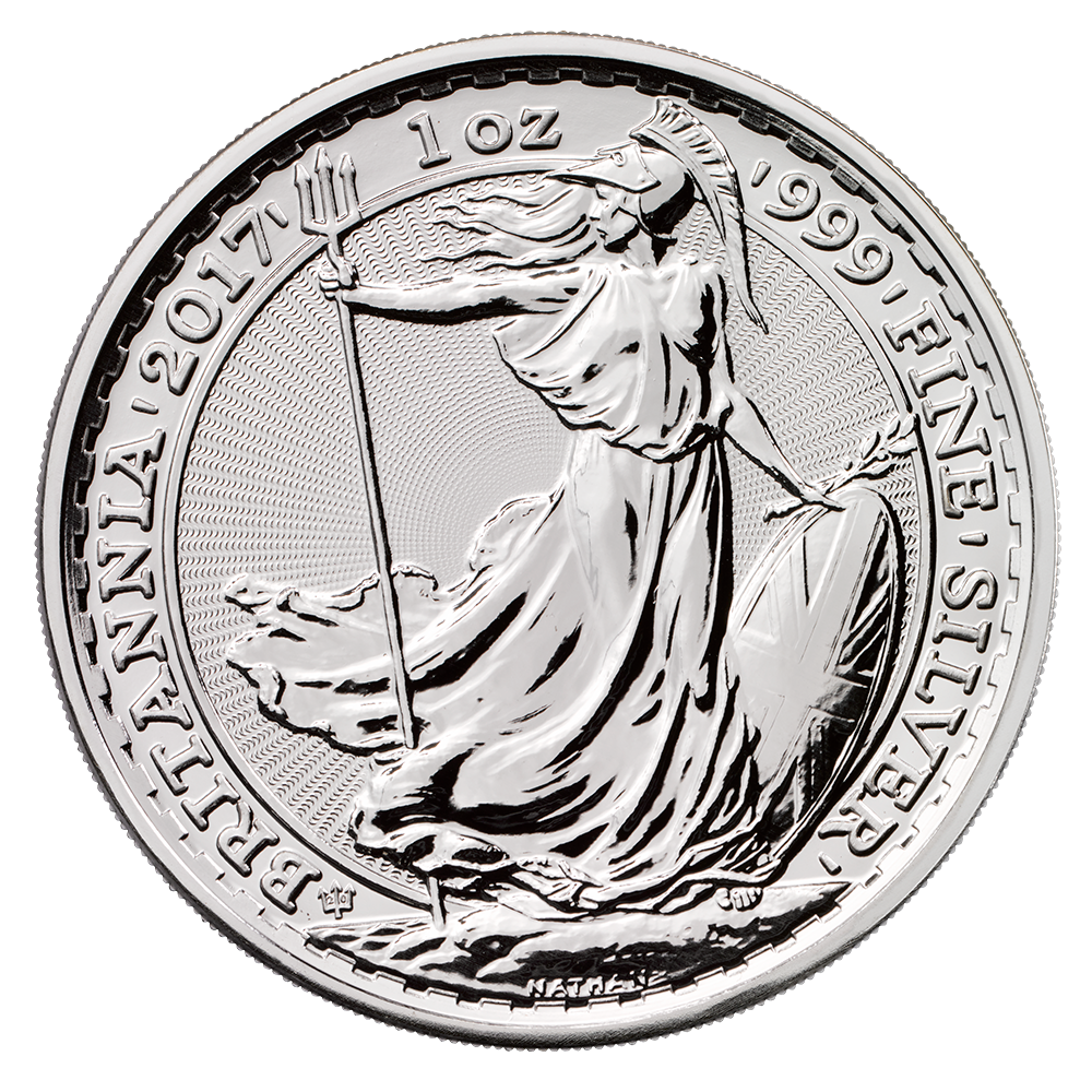 20 Years Anniversary Britannia 1oz Silver Coin 2017 margin scheme