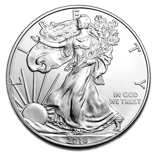 American Eagle 1oz Silver Coin 2016 margin scheme