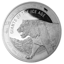 Ice Age Giants - Cave Lion 1 Kilo Silver Coin 2022 margin scheme