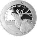 Ice Age Giants - Reindeer 1kg Silver Coin 2022 | margin scheme