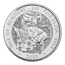 Tudor Beasts Yale of Beaufort 2oz Silver Coin 2023 margin scheme