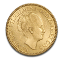 10 Dutch Guilder Wilhelmina Gold Coin | 1911-1933 | Netherlands