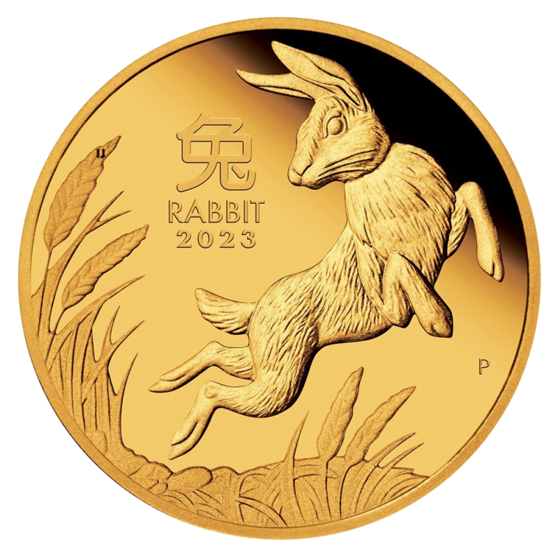 Lunar III Rabbit 1 oz Gold Coin 2023