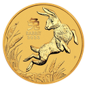 Lunar III Rabbit 1/2 oz Gold Coin 2023