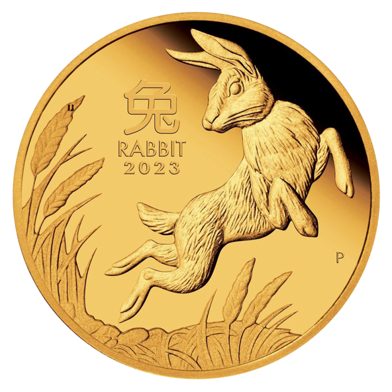 Lunar III Rabbit 1/4 oz Gold Coin 2023