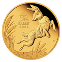 Lunar III Rabbit 1/10 oz Gold coin 2023