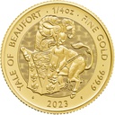 Tudor Beasts Yale 1/4 oz Gold Coin 2023