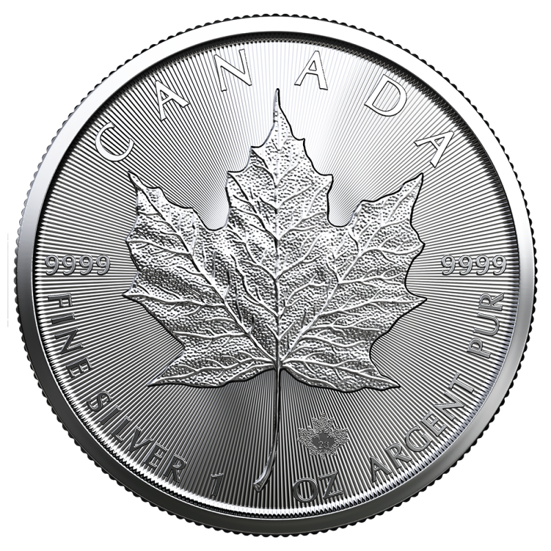 Maple Leaf 1 oz Silver Coin 2023 margin scheme