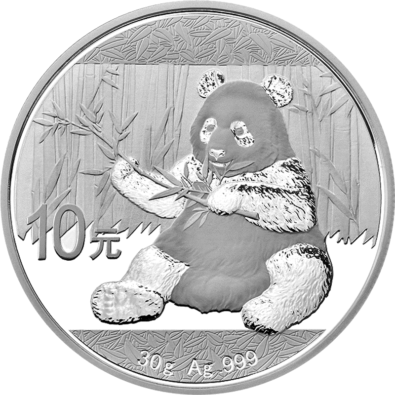 China Panda 30g silver coin 2017 | margin scheme