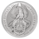 Queen's Beasts Griffin of Edward III 10oz Silver Coin 2018 | margin scheme