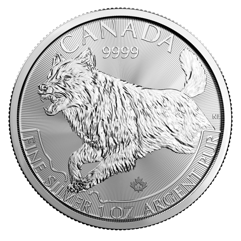 Predator Wolve 1oz Silver Coin 2018 margin scheme