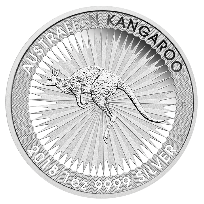 Kangaroo 1oz Silver Coin 2018 margin scheme