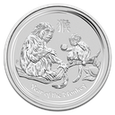 Lunar Monkey 2oz Silver Coin 2016 margin scheme