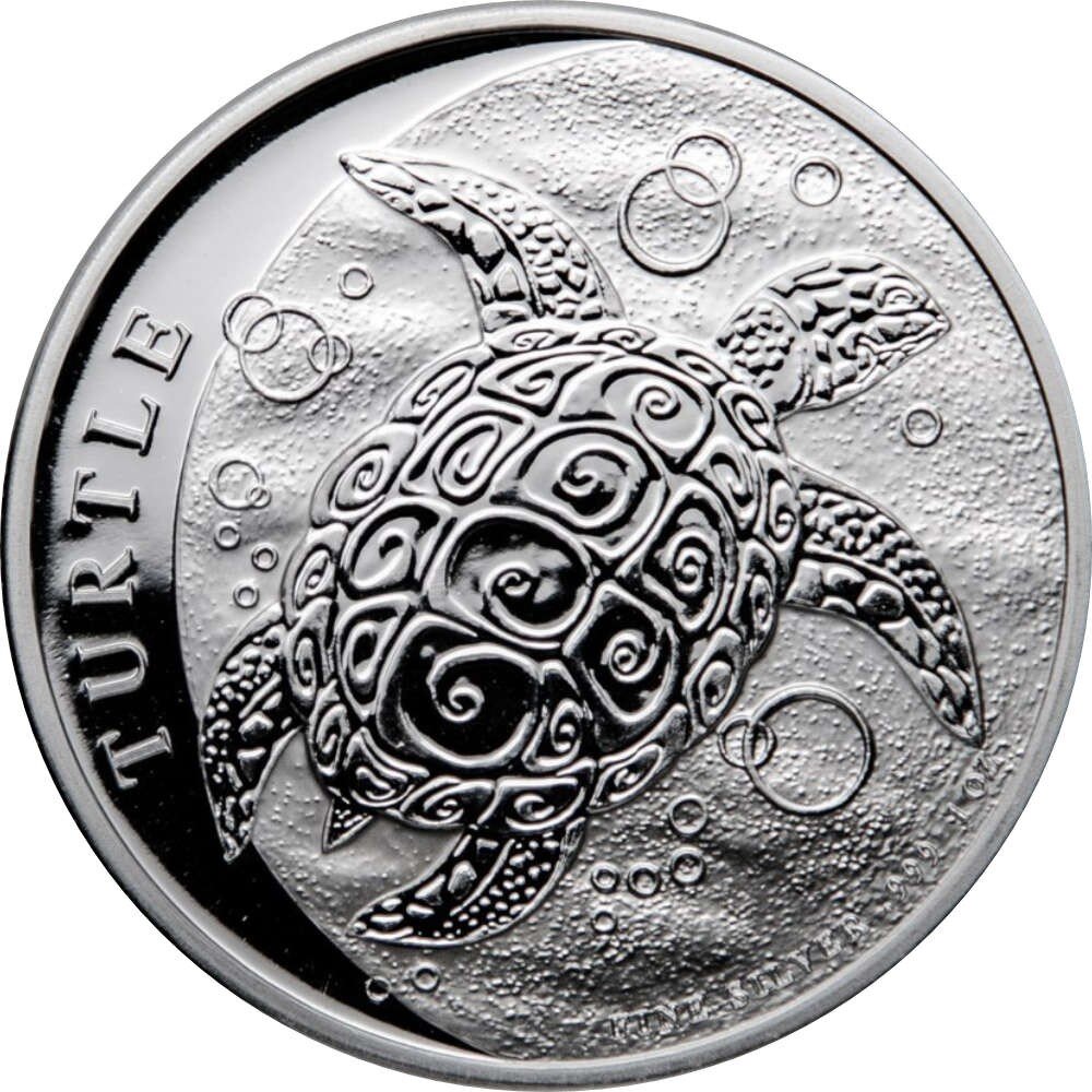 Niue Turtle 1oz Silver Coin 2022 | margin scheme 