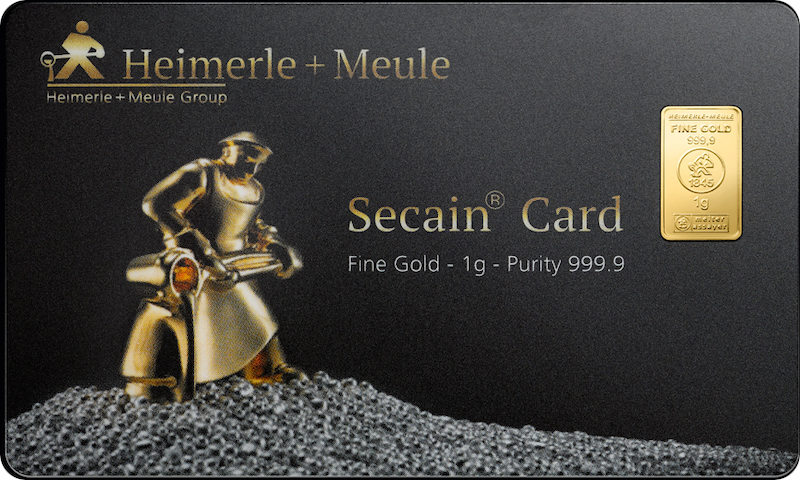 1 Gram Gold Bar Heimerle + Meule