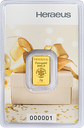 2g Gold Bar Heraeus Gift Bar