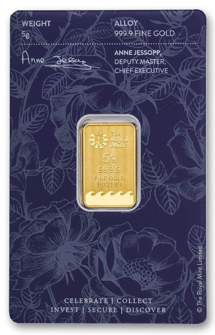 5g Gold bar | Royal Mint Best Wishes