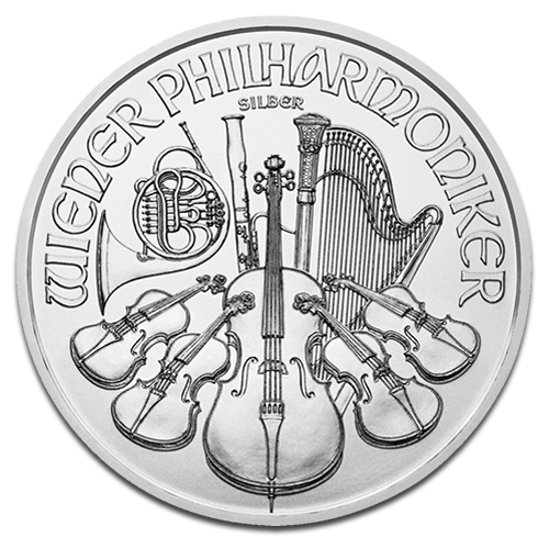 Vienna Philharmonic 1oz Silver 2017  margin scheme