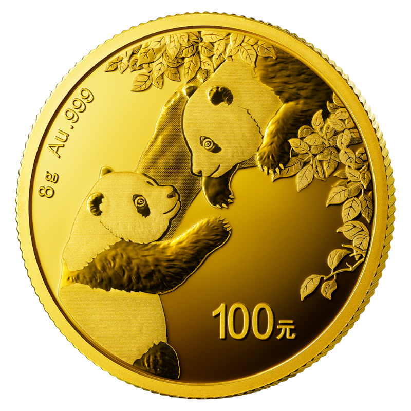 China Panda 8g Gold Coin 2023