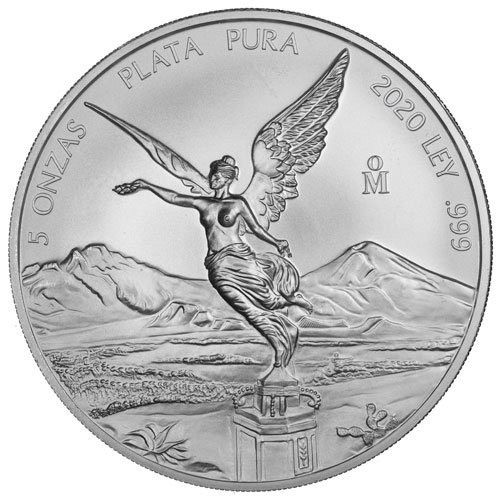 Libertad 5oz Silver Coin - different years | margin scheme