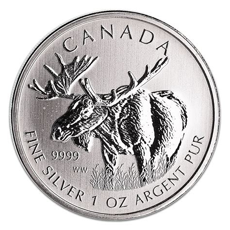 Wildlife Canada Elk 1oz silver coin 2012 | margin scheme
