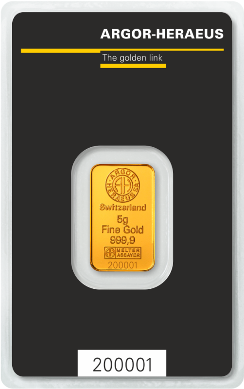 5g Gold Bar | Argor-Heraeus