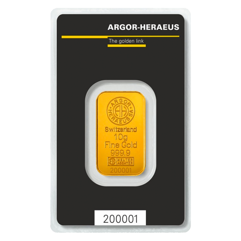 10g Gold Bar | Argor-Heraeus