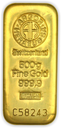 500g Gold Bar | Argor-Heraeus - cast