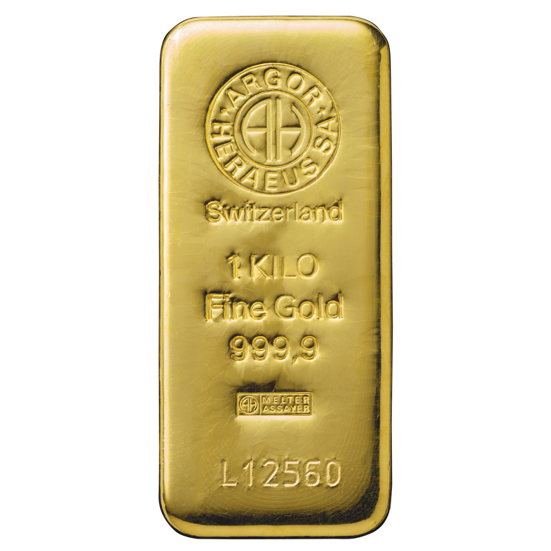 1000g Gold Bar Argor-Heraeus