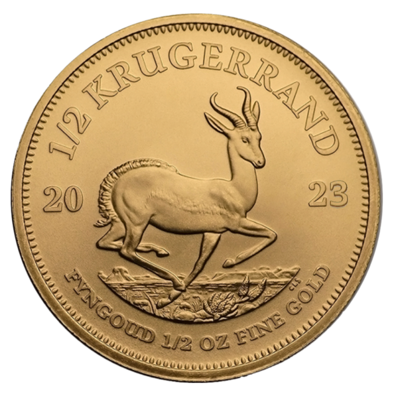 Krugerrand 1/2oz Gold Coin 2023