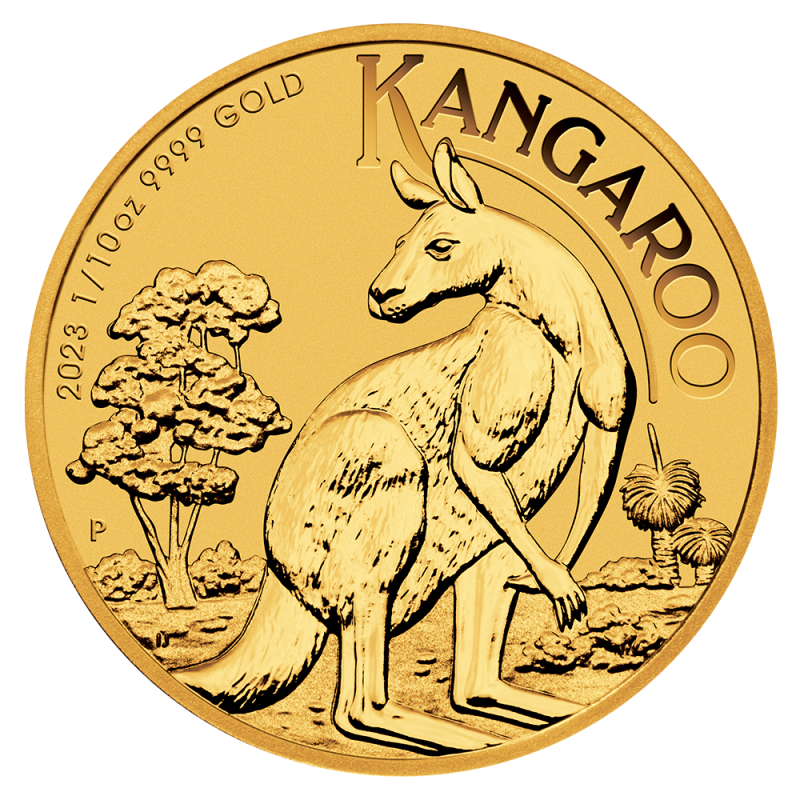 Kangaroo 1/10 oz Gold Coin 2023