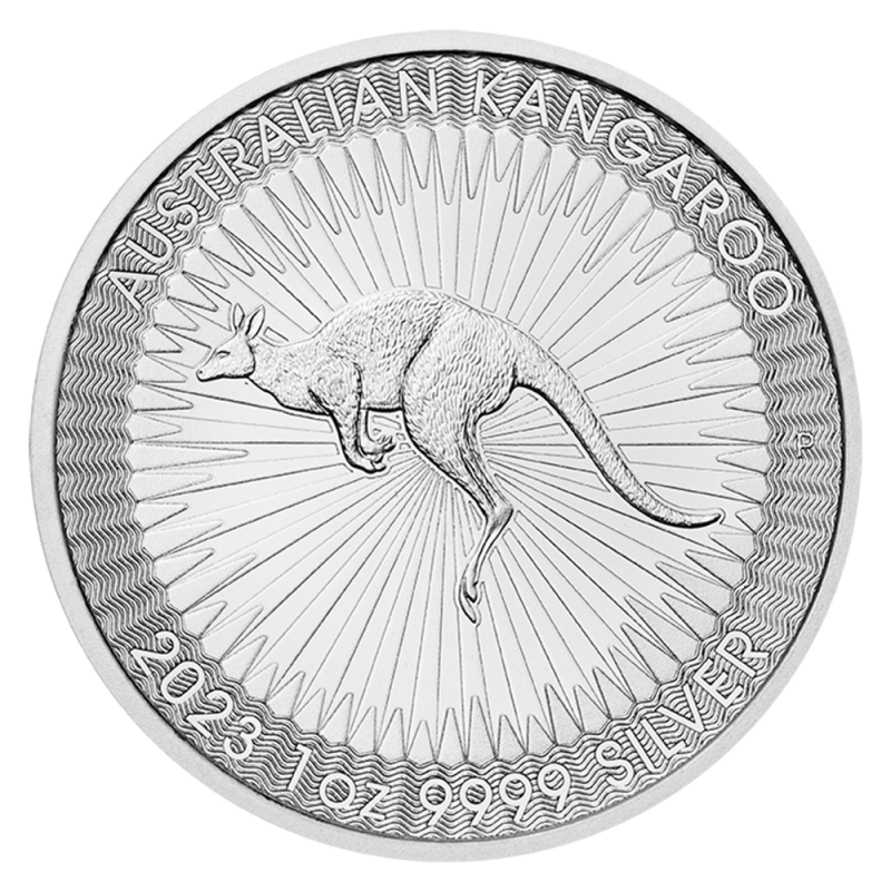Kangaroo 1 Unze Silver Coin 2023 