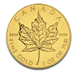 Maple Leaf 1oz Gold Coin different years