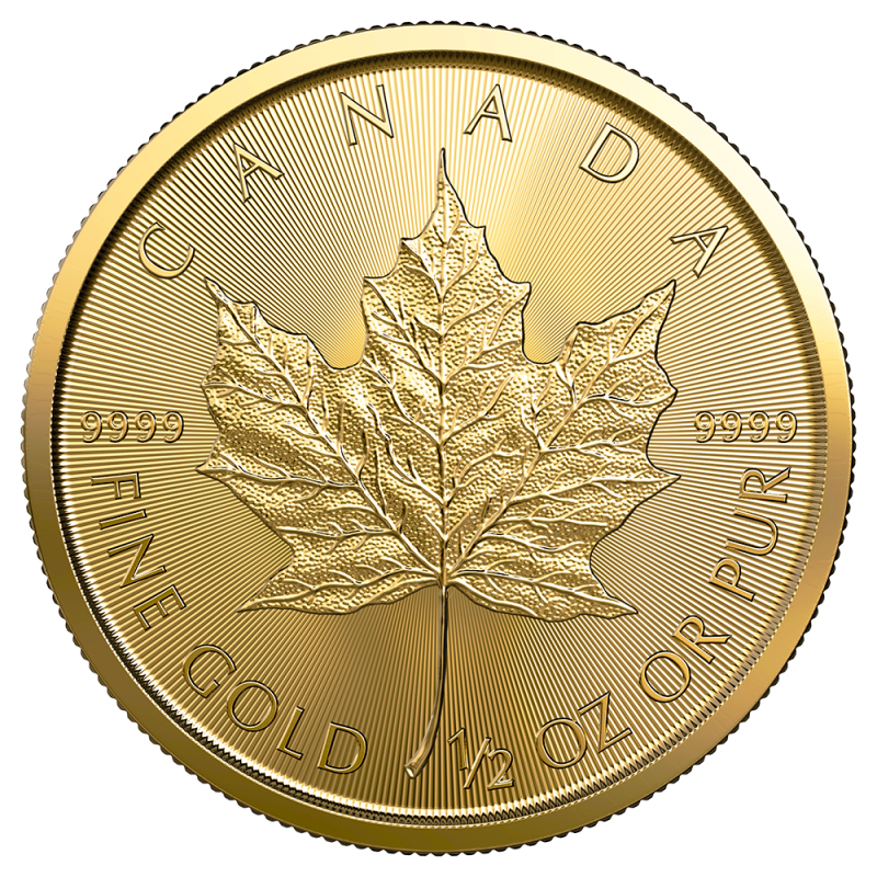Maple Leaf 1/2oz Gold Coin 2023