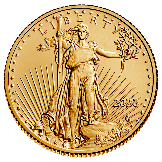 American Eagle 1/4 oz Gold Coin 2023