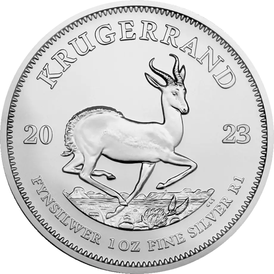 Krugerrand 1oz Silver Coin 2023 margin scheme