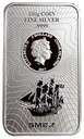 100g Silver Coin Bar Cook Islands | margin scheme