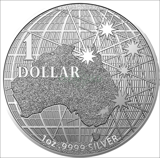 Australian Beneath the Southern Skies 1 oz Silver Coin 2020 margin scheme
