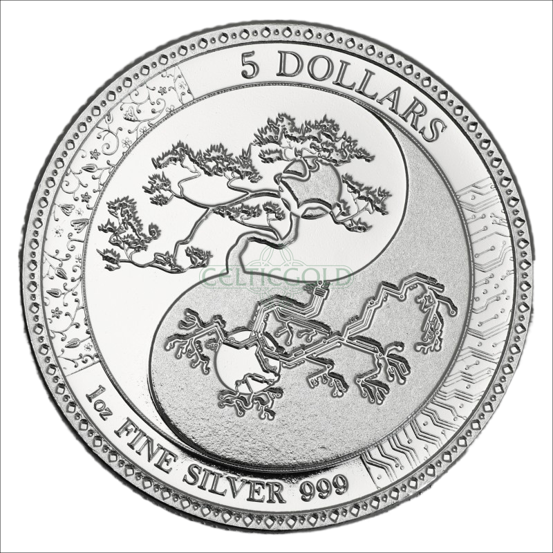 Tokelau Equilibrium 1oz Silver Coin 2018 | margin scheme 