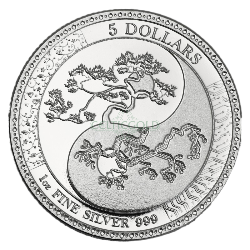 Tokelau Equilibrium 1oz Silver Coin 2018 margin scheme 