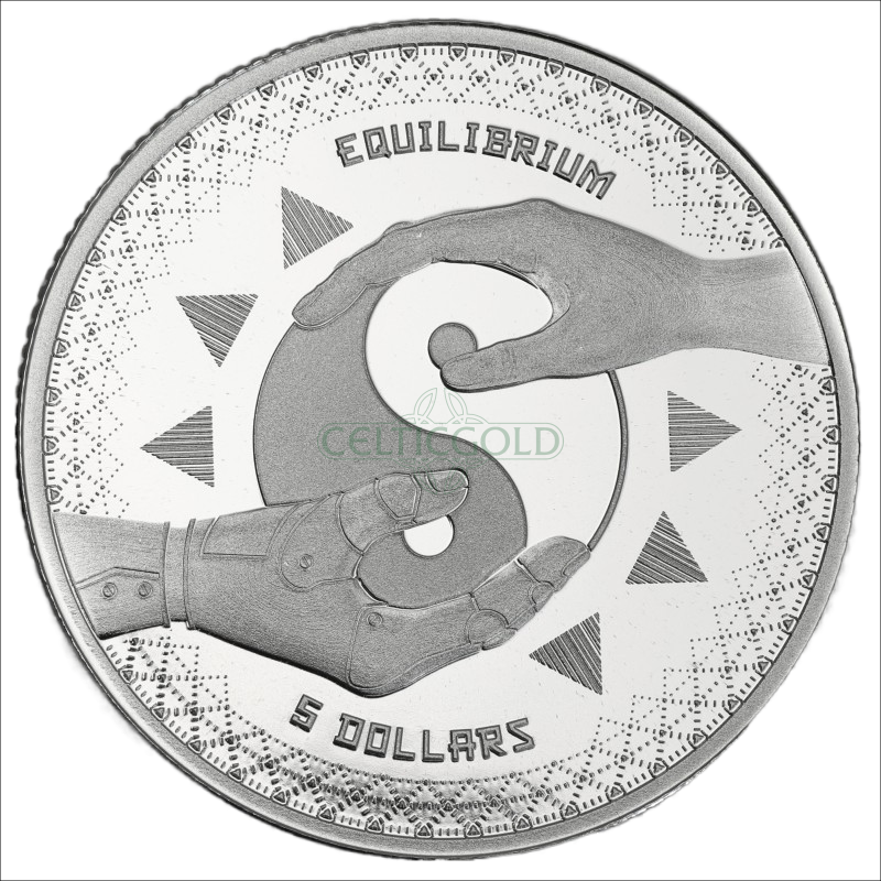 Tokelau Equilibrium 1oz Silver Coin 2020 | margin scheme 