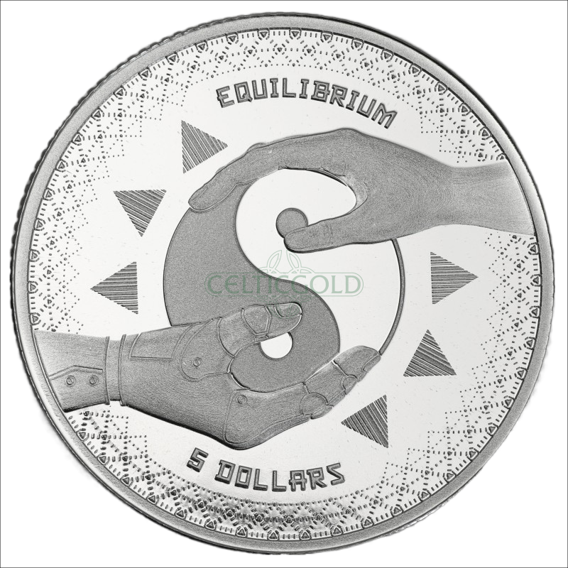 Tokelau Equilibrium 1oz Silver Coin 2020 margin scheme 
